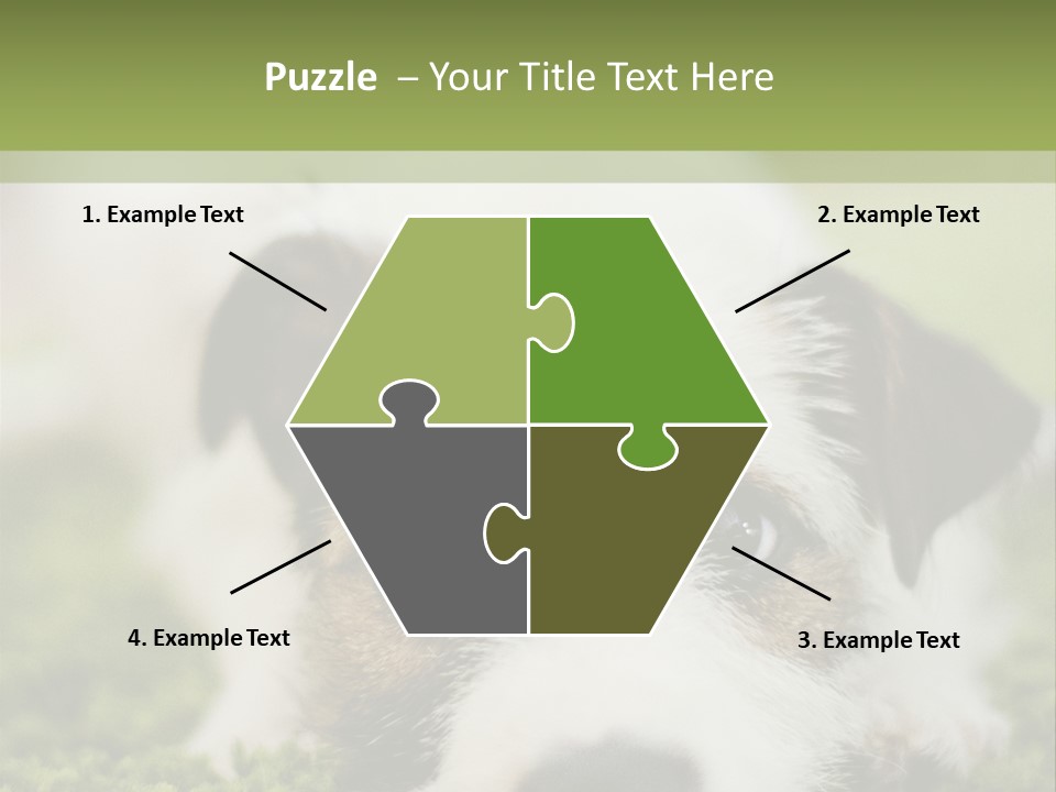 Pedigreed Purebred Side PowerPoint Template