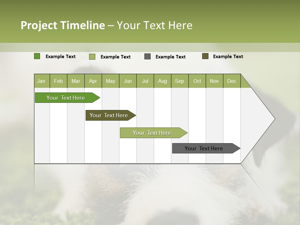 Pedigreed Purebred Side PowerPoint Template