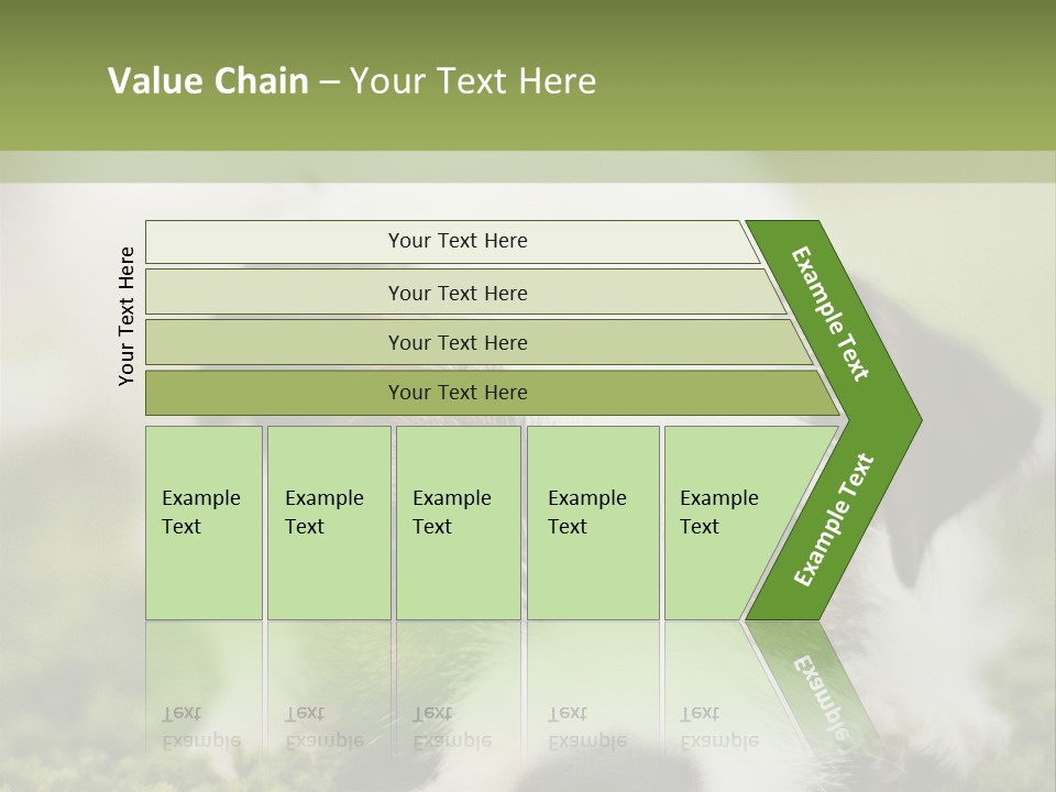 Pedigreed Purebred Side PowerPoint Template