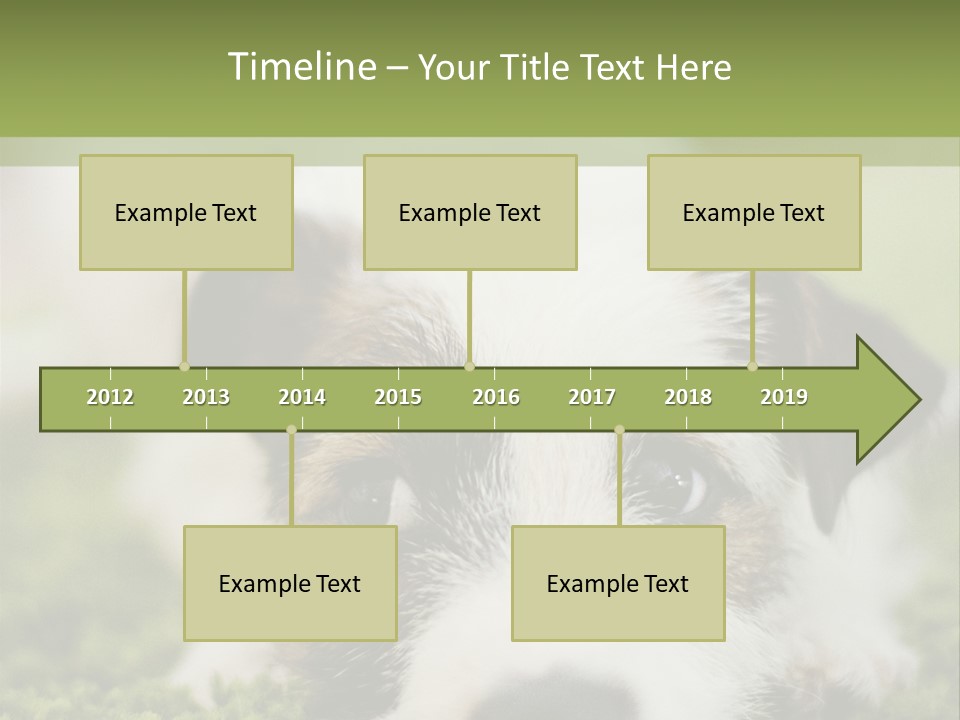 Pedigreed Purebred Side PowerPoint Template