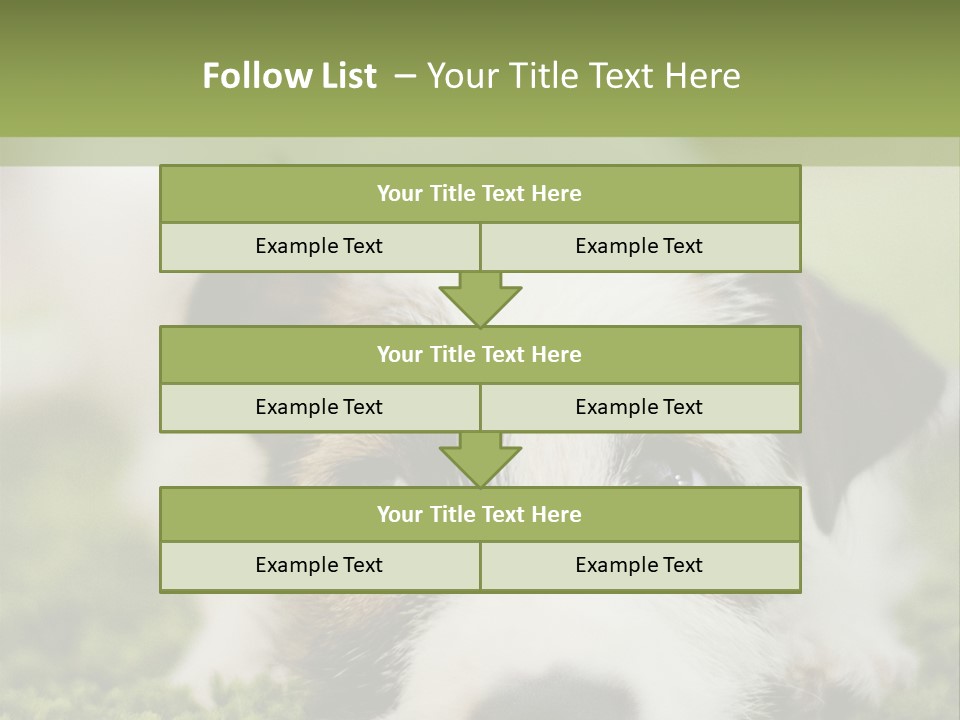 Pedigreed Purebred Side PowerPoint Template