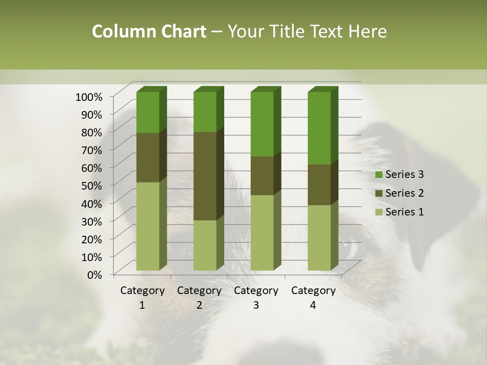 Pedigreed Purebred Side PowerPoint Template