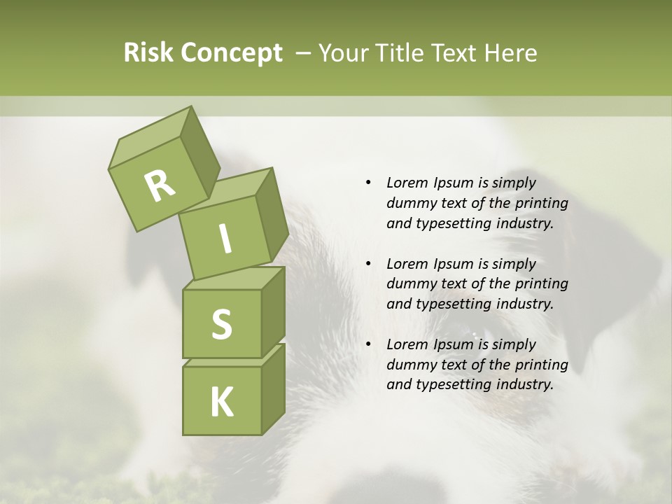 Pedigreed Purebred Side PowerPoint Template