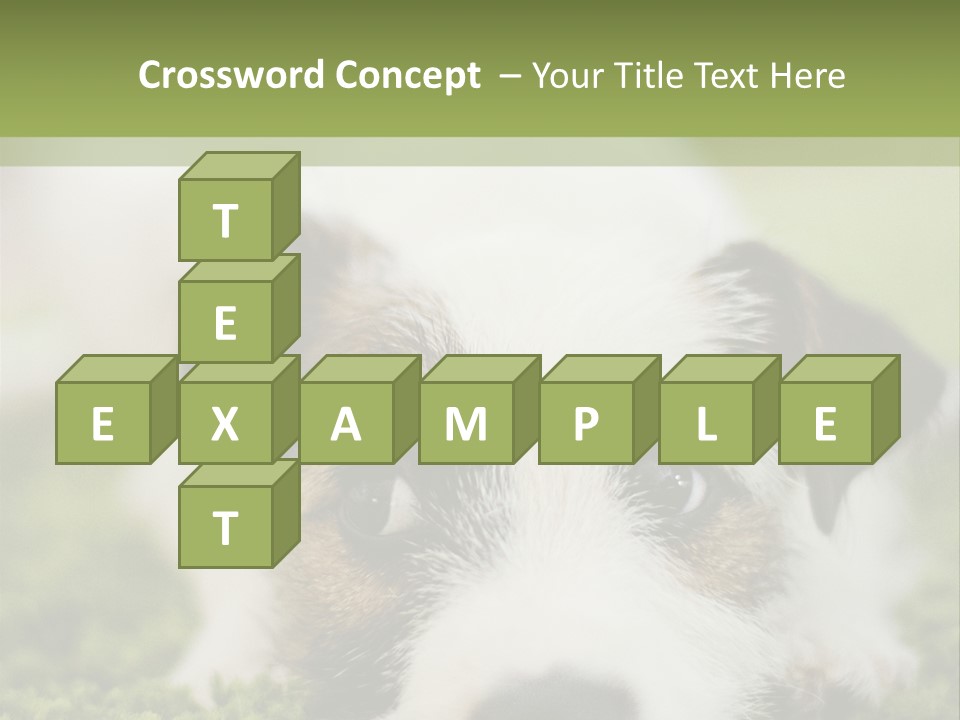 Pedigreed Purebred Side PowerPoint Template