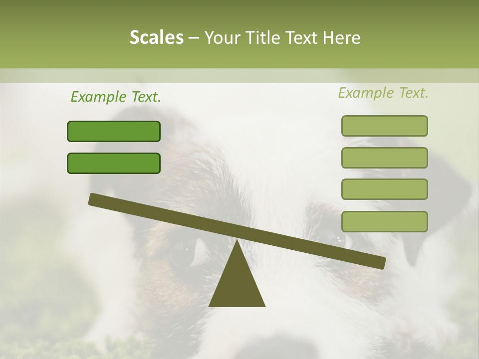 Pedigreed Purebred Side PowerPoint Template