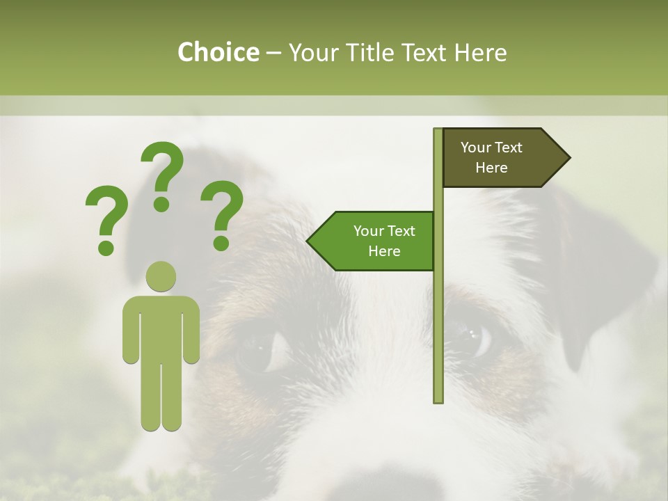 Pedigreed Purebred Side PowerPoint Template