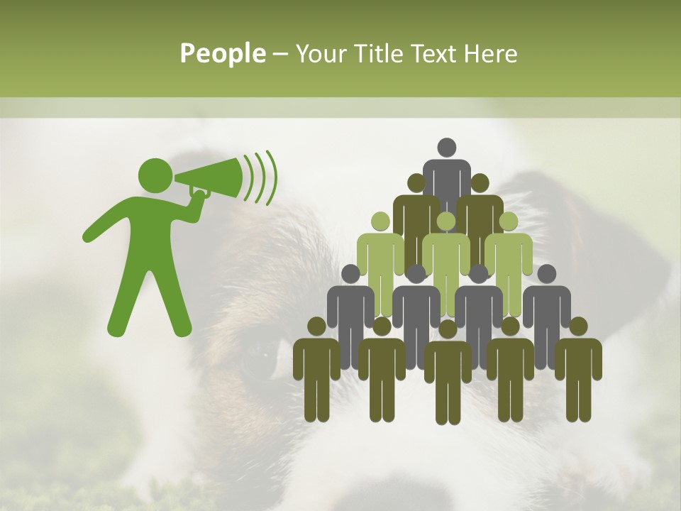 Pedigreed Purebred Side PowerPoint Template