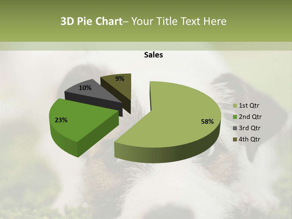 Pedigreed Purebred Side PowerPoint Template