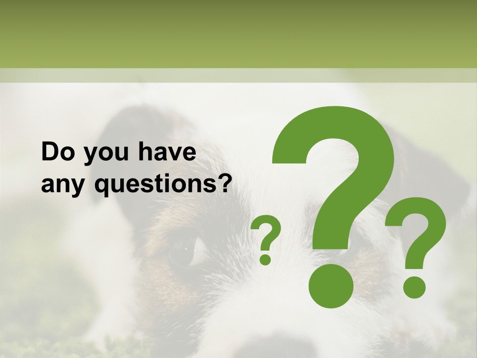 Pedigreed Purebred Side PowerPoint Template