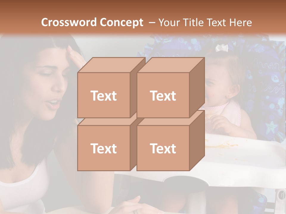 Depression Crying Woman PowerPoint Template