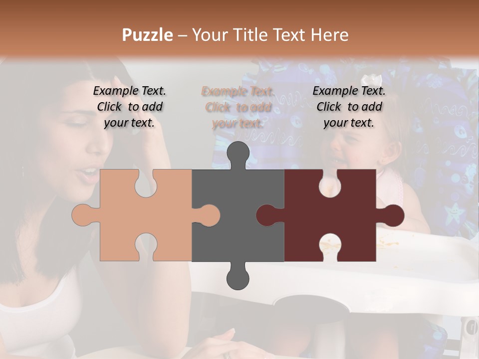 Depression Crying Woman PowerPoint Template