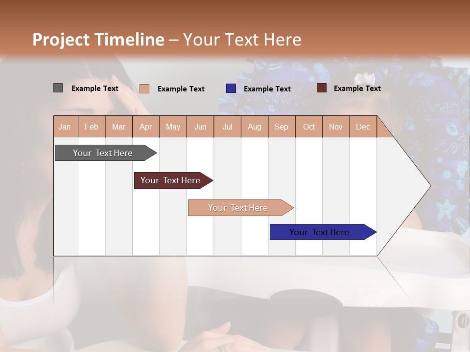 Depression Crying Woman PowerPoint Template