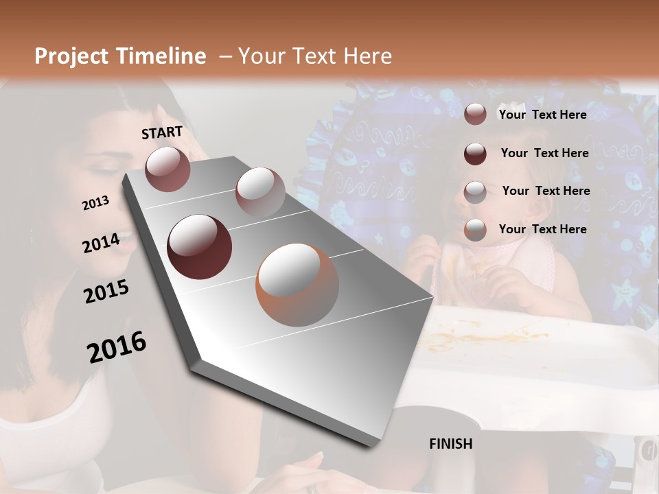 Depression Crying Woman PowerPoint Template