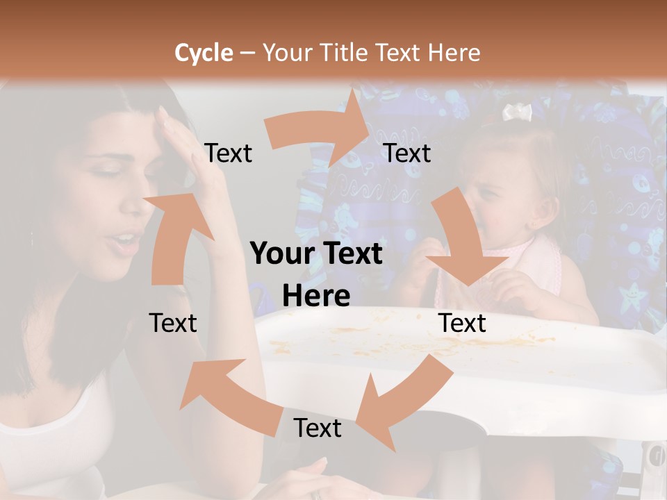 Depression Crying Woman PowerPoint Template