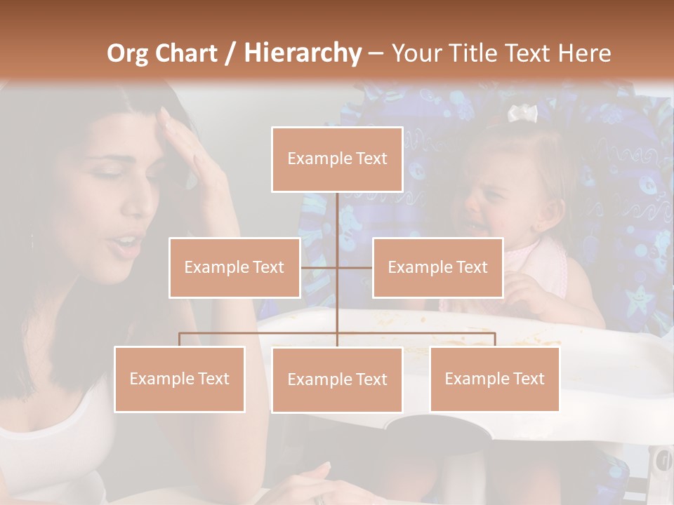Depression Crying Woman PowerPoint Template