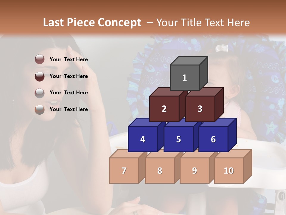 Depression Crying Woman PowerPoint Template