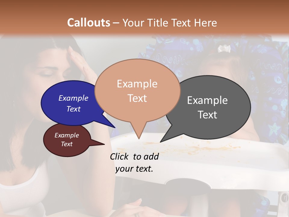 Depression Crying Woman PowerPoint Template