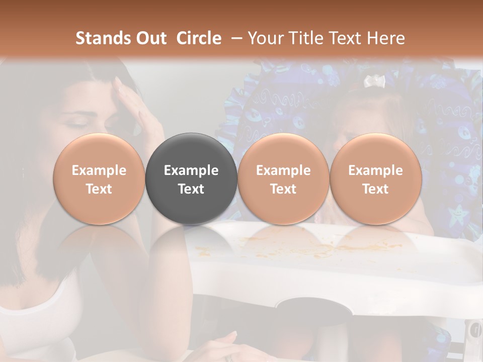 Depression Crying Woman PowerPoint Template