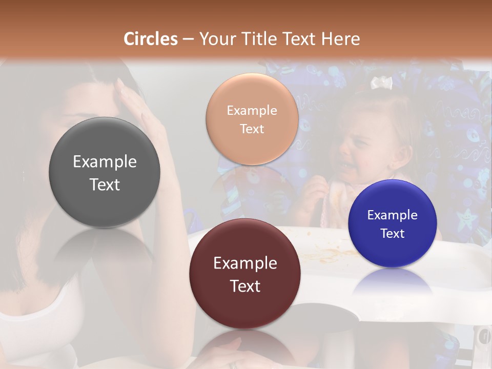 Depression Crying Woman PowerPoint Template