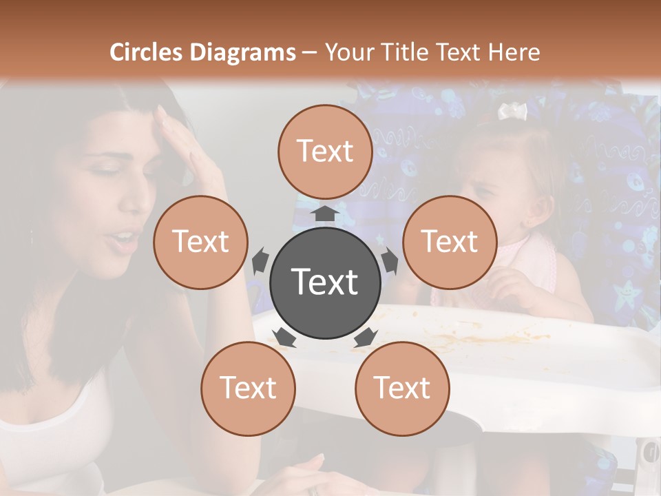 Depression Crying Woman PowerPoint Template