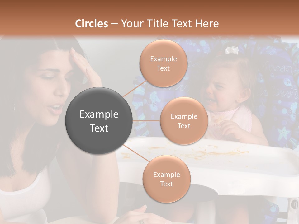 Depression Crying Woman PowerPoint Template