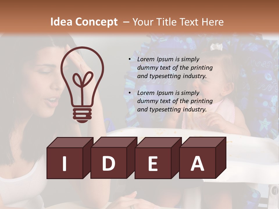 Depression Crying Woman PowerPoint Template