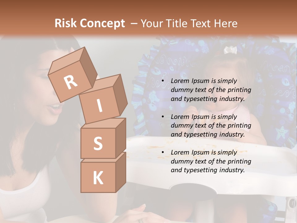 Depression Crying Woman PowerPoint Template