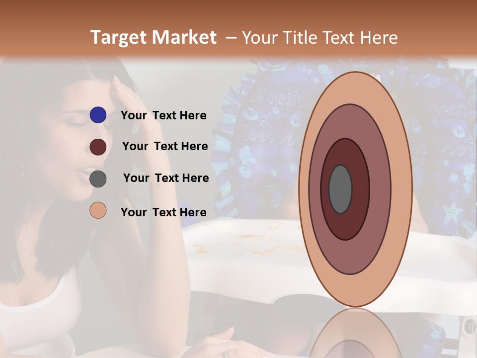 Depression Crying Woman PowerPoint Template