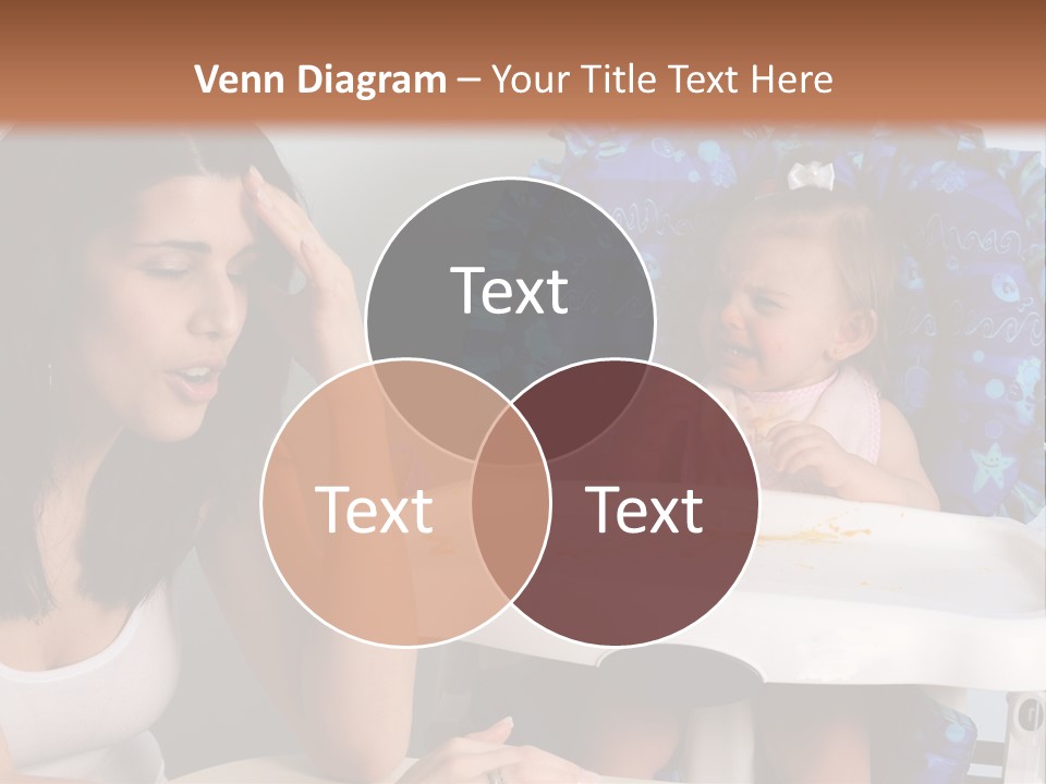 Depression Crying Woman PowerPoint Template