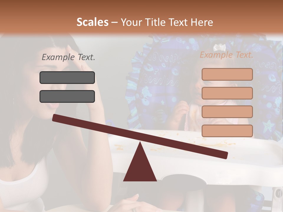 Depression Crying Woman PowerPoint Template