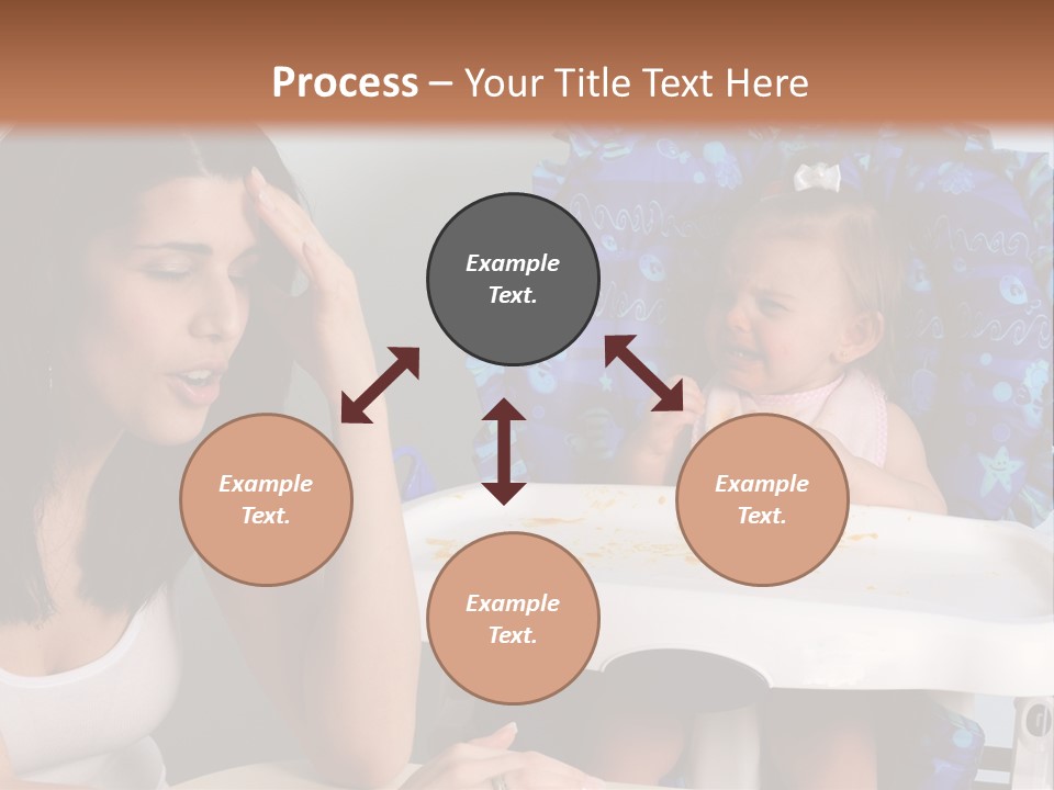 Depression Crying Woman PowerPoint Template