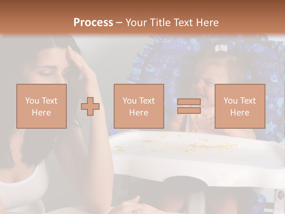 Depression Crying Woman PowerPoint Template