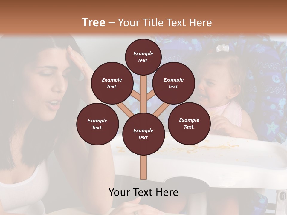 Depression Crying Woman PowerPoint Template