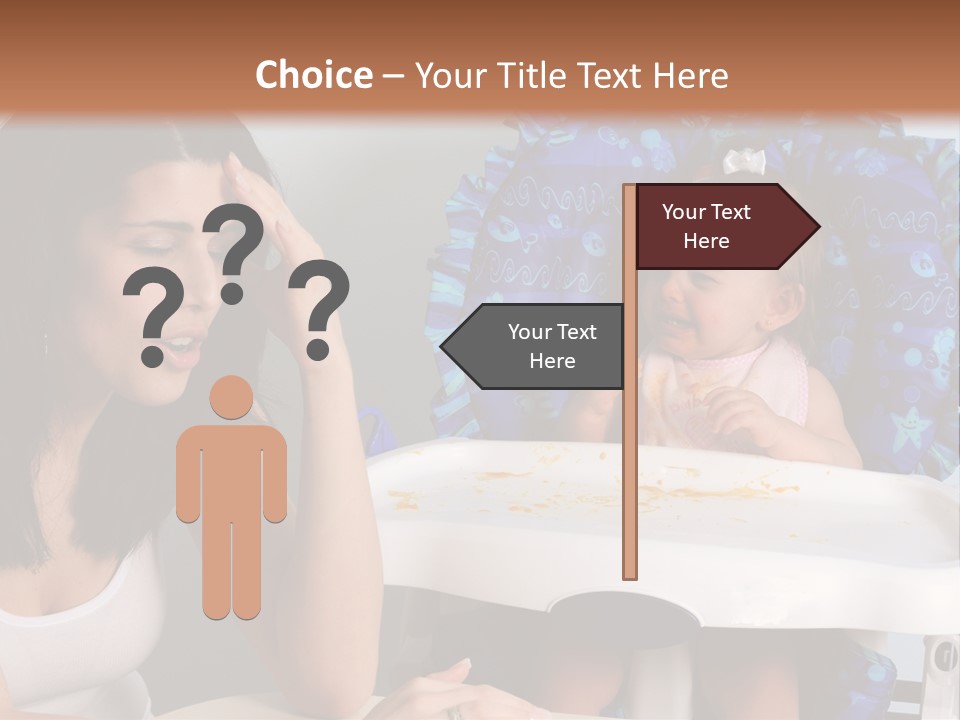 Depression Crying Woman PowerPoint Template