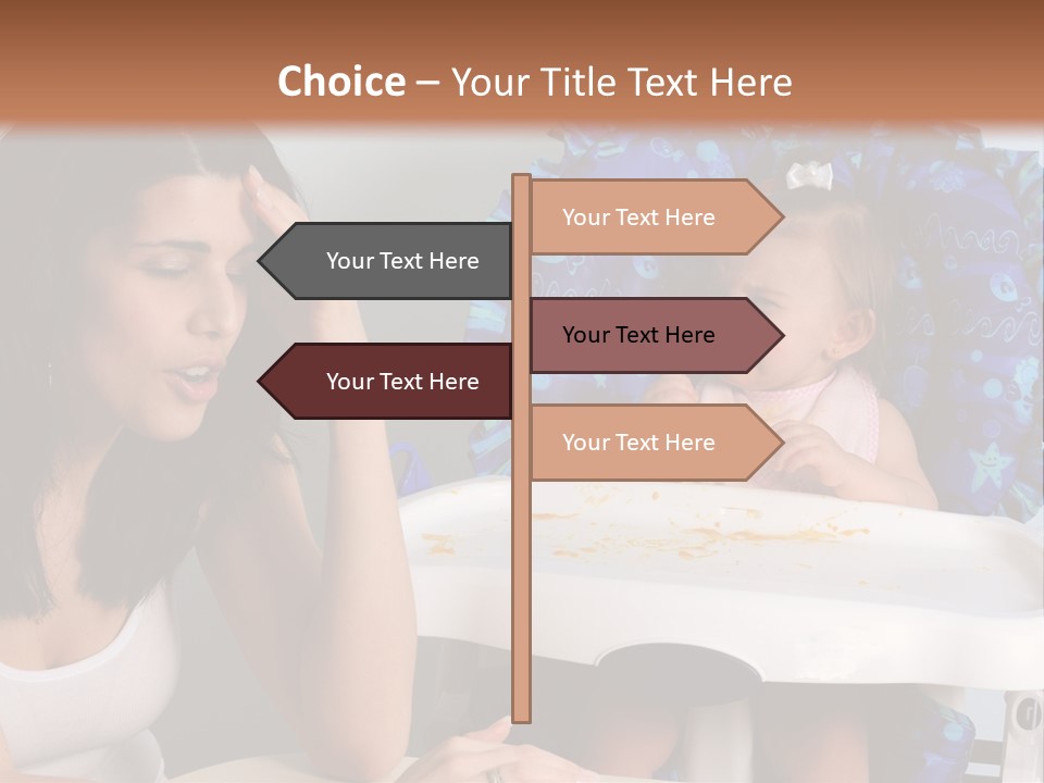 Depression Crying Woman PowerPoint Template