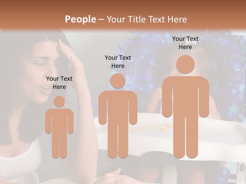 Depression Crying Woman PowerPoint Template