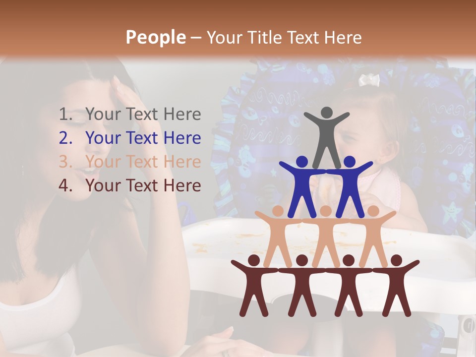 Depression Crying Woman PowerPoint Template