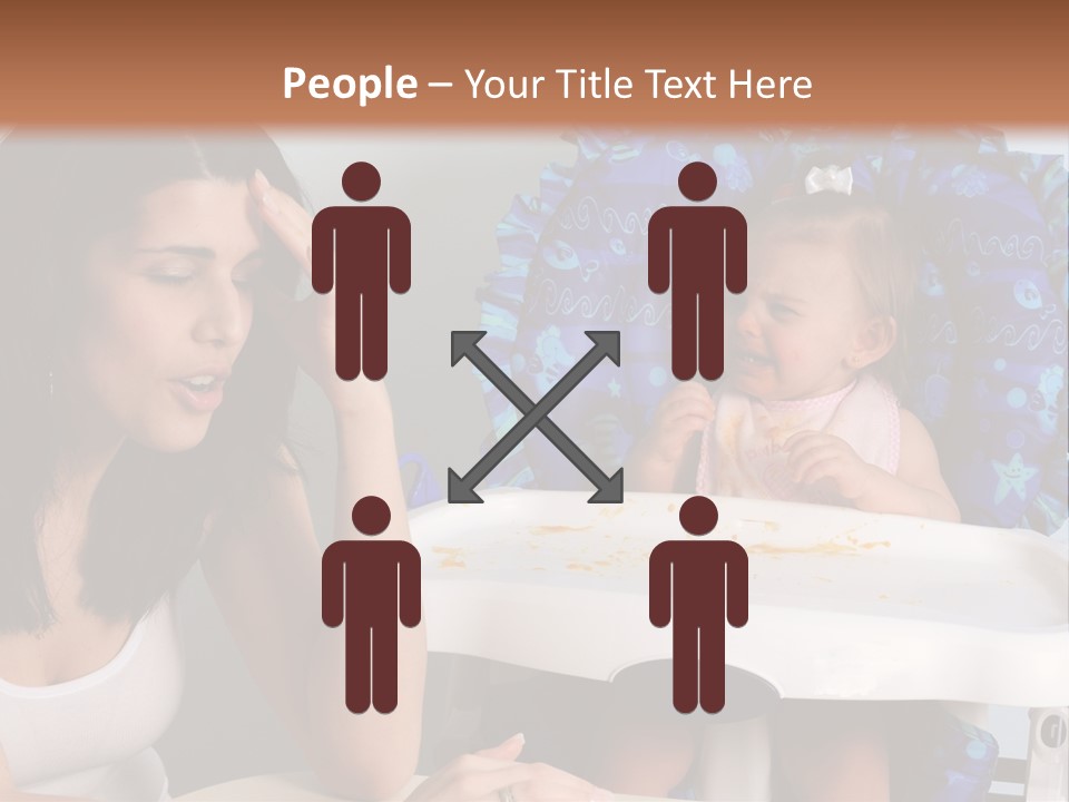 Depression Crying Woman PowerPoint Template