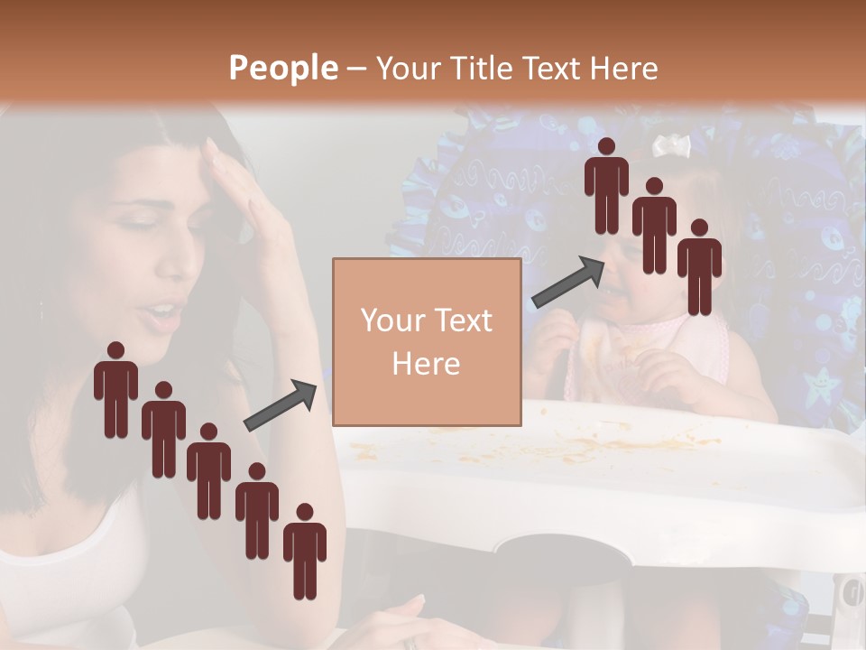 Depression Crying Woman PowerPoint Template