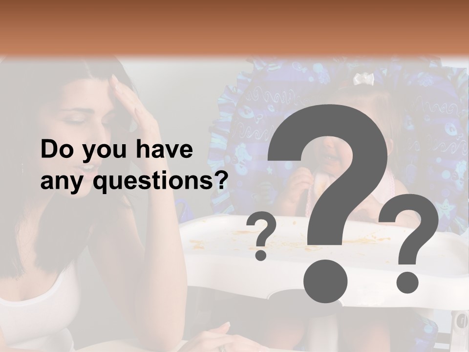 Depression Crying Woman PowerPoint Template