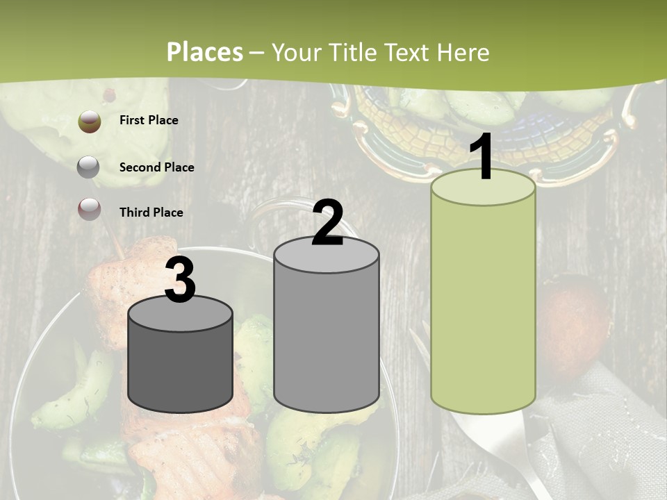 Delicacy Slice Orange PowerPoint Template