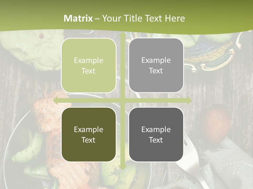 Delicacy Slice Orange PowerPoint Template