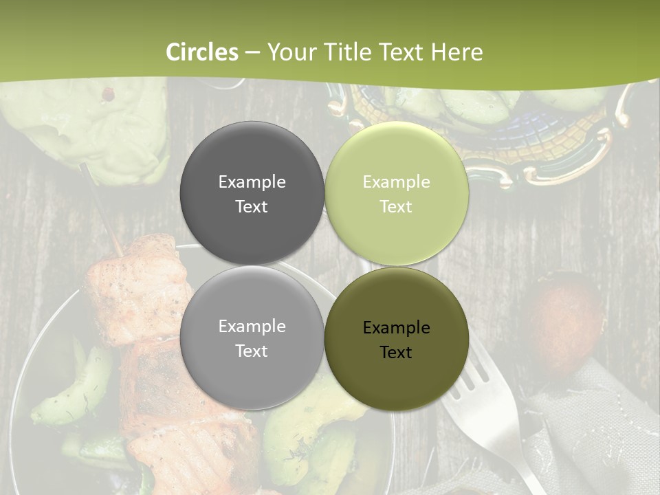 Delicacy Slice Orange PowerPoint Template