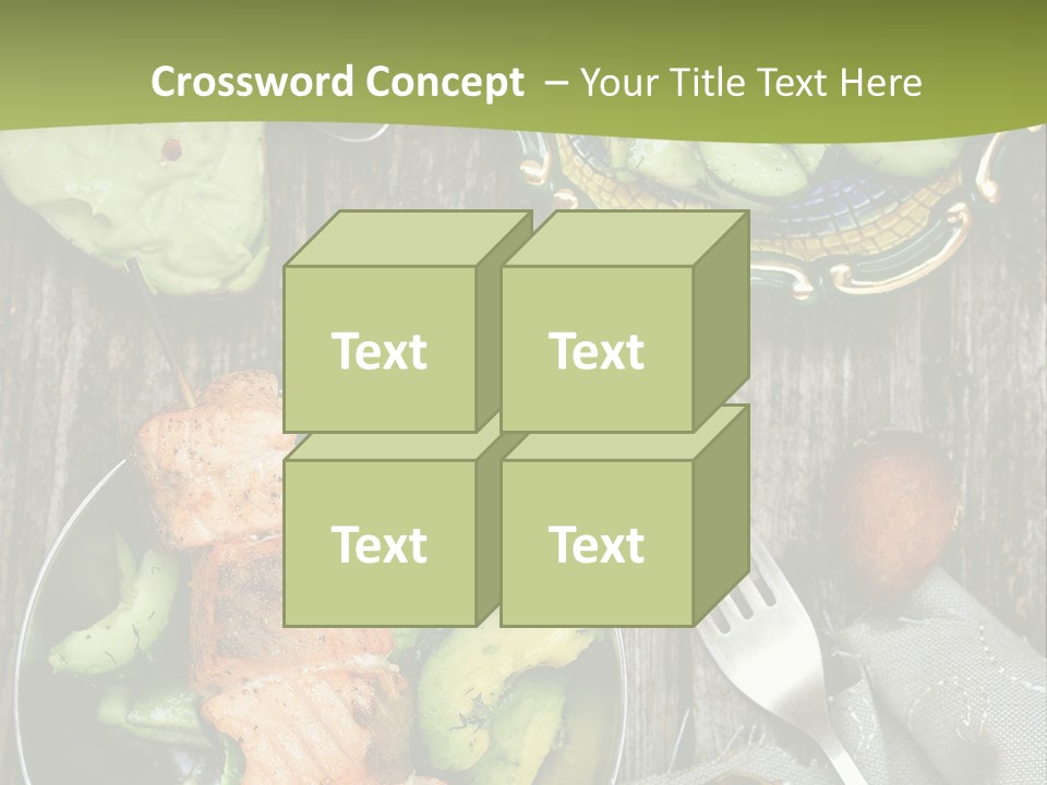 Delicacy Slice Orange PowerPoint Template