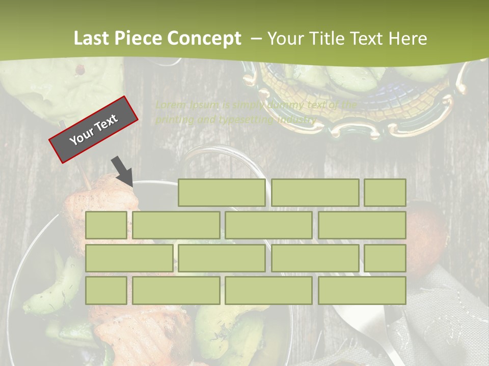 Delicacy Slice Orange PowerPoint Template