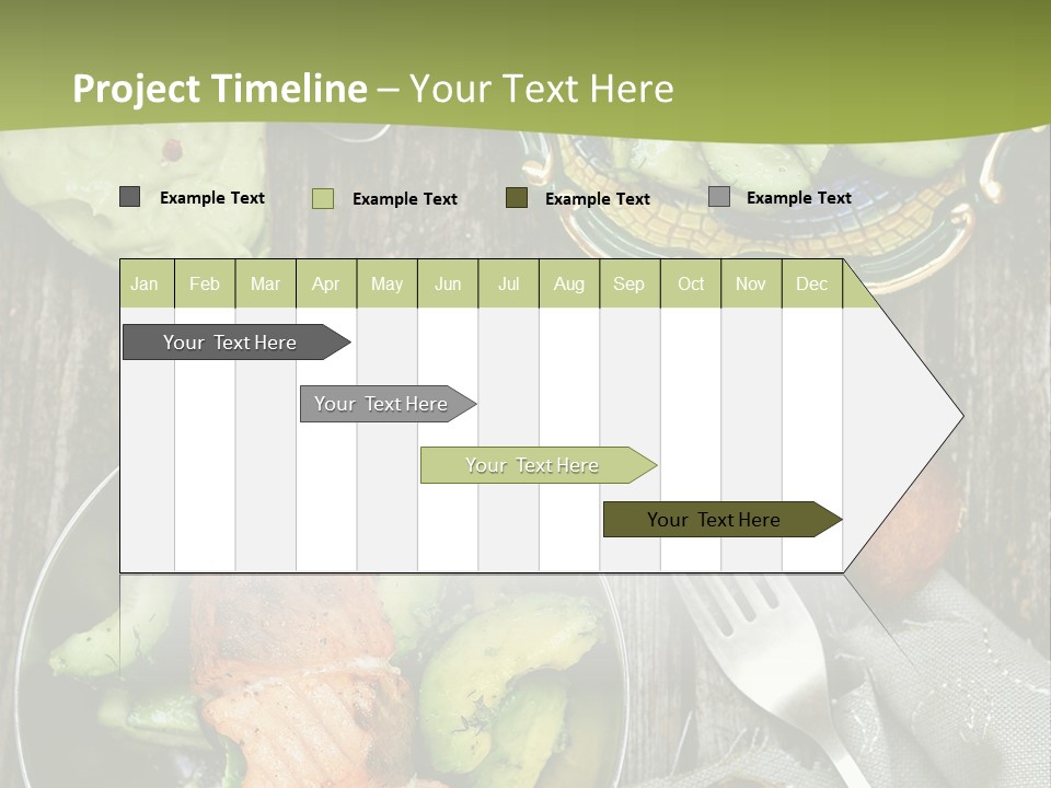 Delicacy Slice Orange PowerPoint Template