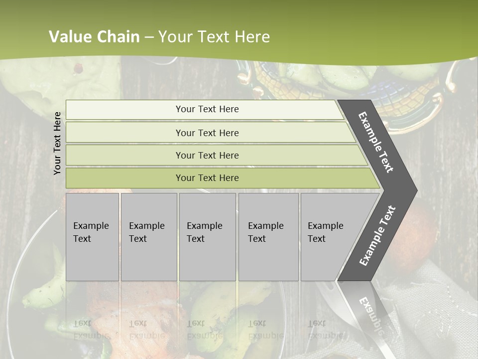 Delicacy Slice Orange PowerPoint Template