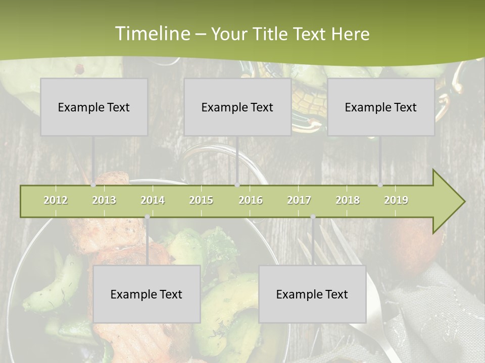 Delicacy Slice Orange PowerPoint Template