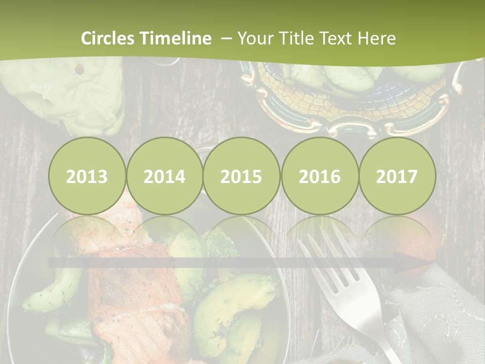 Delicacy Slice Orange PowerPoint Template