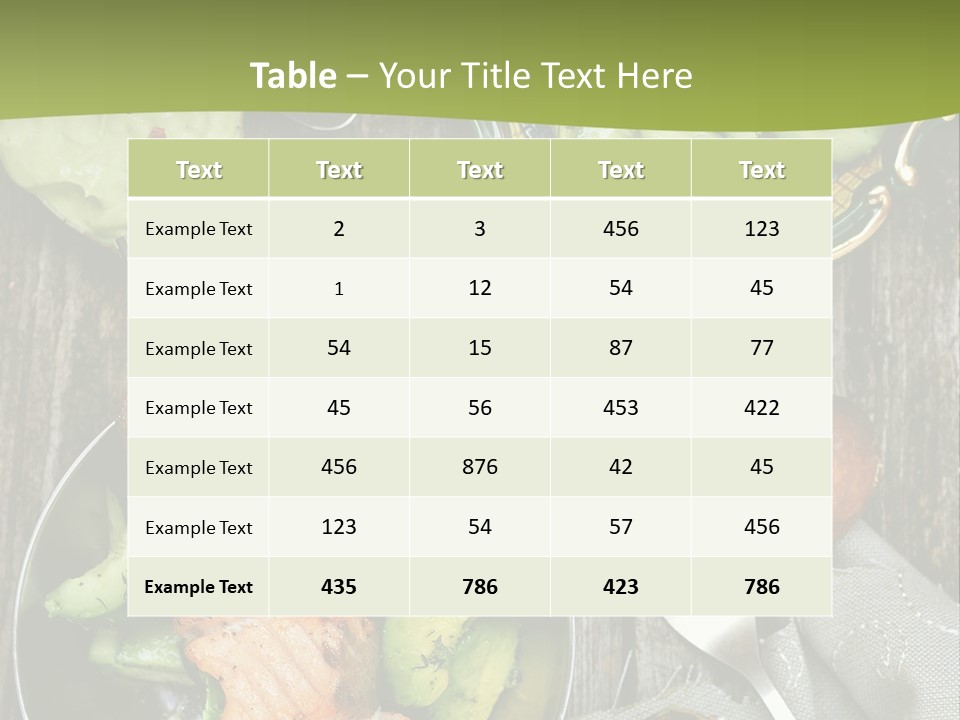 Delicacy Slice Orange PowerPoint Template